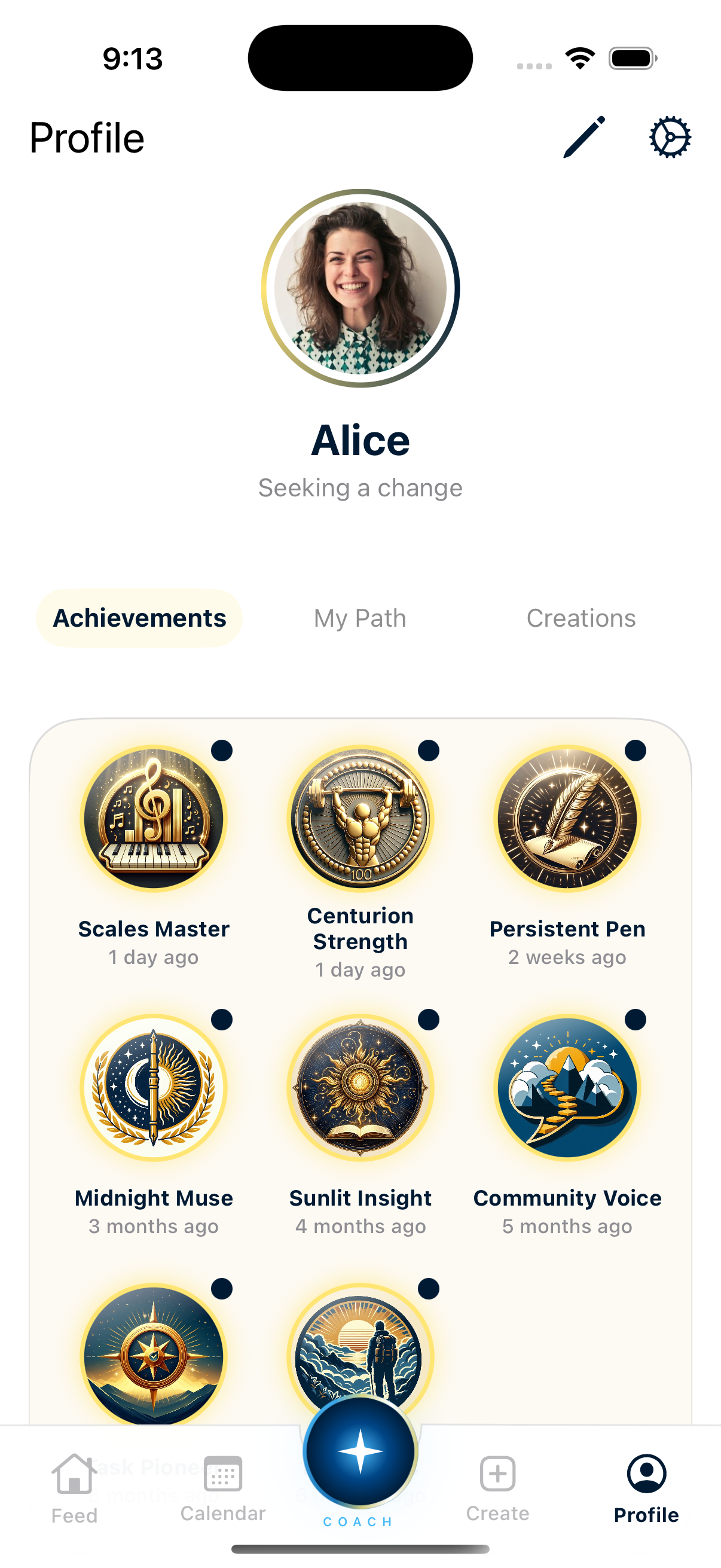 Profile Screenshot