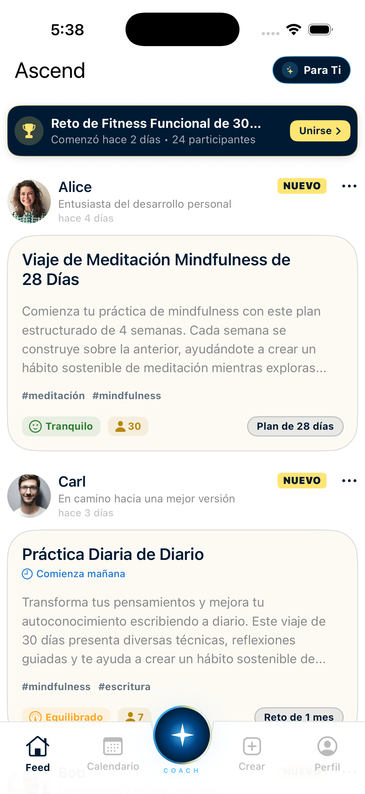 Vista previa de Ascend