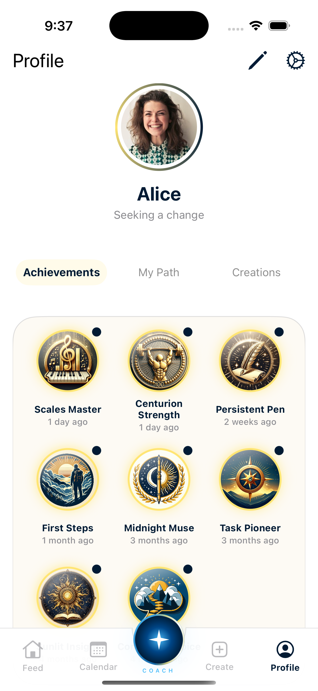 Profile Screenshot